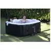 Image de Sunspa - spa gonflable 6 personnes carré avec bandeau led - pret en 5 minutes - couverture et fil... AC02-LED