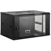 Image de RACKS MURAUX 19 - KIMEX - Rack mural 19 600x450mm 6U - 111-6406 - Noir