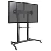 Image de SUPPORTS TV SOL SUR ROULETTES - KIMEX - Support mobile écran TV X-Large 60-100 vesa 1000x600 max - 030-1201 - Noir