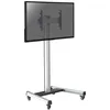 Image de SUPPORTS PRO MODULAR SOL - KIMEX - Support sur roulettes pour écran TV 32 - 75 - Hauteur 175cm - 031-1100K2 - Gris et noir