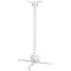 Image de SUPPORTS PLAFOND VIDEOPROJECTEURS - KIMEX - Support plafond vidéoprojecteur Hauteur 60-90cm Blanc - 052-3010 - Blanc