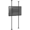 Image de SUPPORT VITRINE - KIMEX - Support sol-plafond pour écran TV 50- 100 - Hauteur max 240cm - 032-1008K - Noir