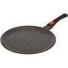 Image de Crêpière - KAMBERG - 24 cm - Revêtement anti-adhérent façon pierre - Manche amovible - Tous feux dont induction