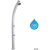 Image de Douche Solaire So Jolly Gris Métallisé 33l + Rince Pieds