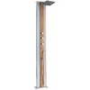 Image de Douche Solaire 40 L Dada Straight Inox Habillage Effet Bois - Formidra