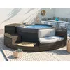 Image de Spa Portable Semi-rigide Octopus Octogonal Bulles 4-6 Places Avec Mobilier - Netspa