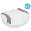 Image de Coussin assise - NETSPA - Comfy NetSpa - Lot de 2 - 38 x 32 x 9 cm - Ventouses multi-surfaces
