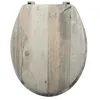 Image de Abattant wc MDF Ombo Beige- Charnières Inox MSV