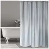 Image de Rideau De Douche Polyester Gris Clair 180x200 Cm Avec  illets Métalliques Msv