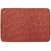 Image de Tapis de bain Microfibre PEBBLE 40x60cm Terracotta MSV