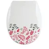 Image de Abattant wc Thermo Dur Motif Floral - Charnières PS MSV