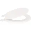 Image de Abattant wc blanc mdf charnieres plas. Msv - 140303 1190585