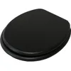 Image de MSV Abattant Wc MDF Noir Mat