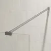 Image de Barre de Fixation Chromée Recoupable pour Paroi de Douche - Longueur 100 cm