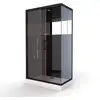 Image de Cabine de douche black mirror 2 rectangle