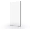 Image de Paroi de douche 90x200cm - verre trempé transparent 8mm - profilé noir - freedom 2 black