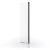 Image de Volet pivotant pour paroi de douche fixe - 40x200cm - verre transparent 6mm - profile noir mat