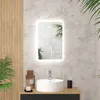 Image de Miroir salle de bain avec eclairage LED - 40x60cm - GO LED
