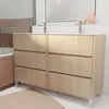 Image de Pack Meuble Salle de Bains 120 cm Chêne Clair 6 tiroirs avec Vasque Céramique - XENOS