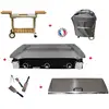 Image de Pack Plancha Électrique Planchaelec Lux 830 Carbon - Chariot Elysee 830