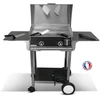 Image de Pack Plancha Électrique Planchaelec Lux 600 Carbon - Chariot Rivoli