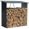 Image de Abri bûches WERKA PRO métal anthracite
