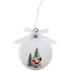 Image de Boule Papa Noël Lumineuse 10 X 8 X 12 Cm