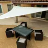 Image de Voile D'ombrage Blanc Triangulaire Werka Pro