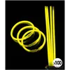 Image de 100 BRACELETS LUMINEUX JAUNES