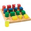 Image de BSM Jeu d’encastrement Géobois tailles et formes - Mixte - Livré à lunité
