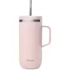 Image de Cold Cup isotherme avec anse 600ml, Qwetch Rose - Qwetch