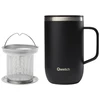 Image de Mug Tisanière Isotherme 470ml, Qwetch Noir - Qwetch