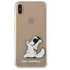 Image de Coque Pour Iphone Xs Max Imprimé Choupette Protection Rigide Antichoc Noir Transparent Karl Lagerfeld