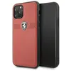 Image de Coque Rigide - FERRARI - FEOBAHCN58RE - Cuir Off Track - Rouge - iPhone 11 Pro 58