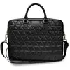 Image de Sac pour notebook 15 pouces matelassé avec bandoulière et logo guess noir GUCB15QLBK