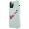 Image de Coque Pour Apple Iphone 12 / 12 Pro Collection Silicone Vintage En Tpu Bleu Guess