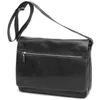 Image de Sac besace GERARD HENON Sahara GH 8173 - Noir - Cuir de Vachette vieilli - Homme