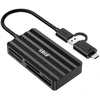 Image de Lecteur Cartes Mémoire Id Group All In One+ Sd Microsd Cf Xd Ms Noir Abs