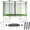 Image de Trampoline Yoopi 2 Luxe - Ø 3.65 M - Avec Filet + Échelle + Couverture