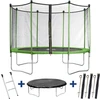 Image de Trampoline "yoopi" - Ø 4.25 M - Avec Filet + Echelle + Couverture + Kit