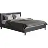 Image de Lit lina - 140 x 190 cm - noir