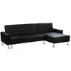 Image de Canapé D'angle Convertible Et Réversible "theo" - 260 X 82/144 X 81 Cm