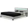 Image de Lit led maria - 160 x 200 cm - blanc