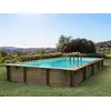 Image de Piscine Bois En Kit Rectangle "kolanta " - 10.20 X 5.20 X 1.44 M