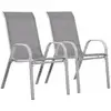 Image de Fauteuil jardin textilène cordoba - phoenix - ecru - lot de 2