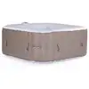 Image de Spa gonflable monac en pvc - 6 places - taupe-creme