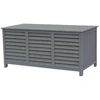 Image de Coffre De Jardin En Bois "macao" - 130 X 64 X 60 Cm - Anthracite
