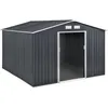 Image de Abri de jardin métal Vegas - 706 m² - Gris