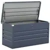 Image de Coffre de jardin "store" métal - 480 l - 132 x 61 x 60 cm - gris