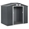 Image de Abri de jardin métal Vegas - 27 m² - Gris